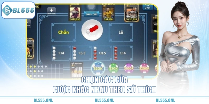 Cửa cược xóc đĩa BL555